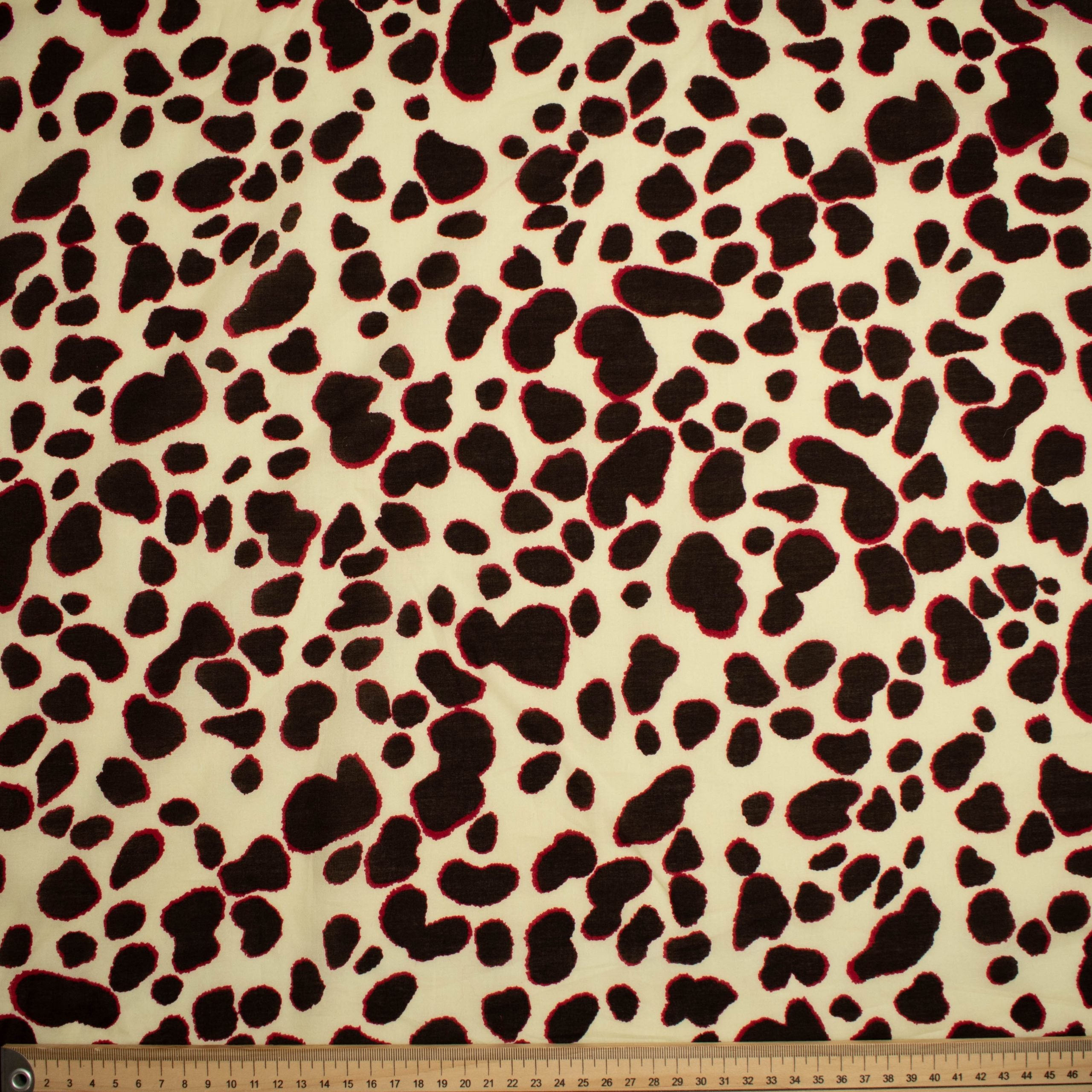 Japanese Pure Cotton Lawn Leopard Prints Design-123