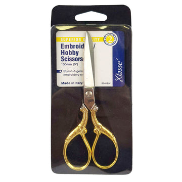 Klasse Gold Embroidery/Hobby Scissors 130mm (5 1/8″)