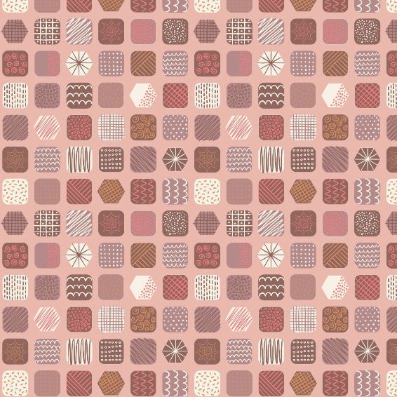 Lewis & Irene The Old Chocolate Shop Chocolate Box On Milk Chocolate Cotton Prints