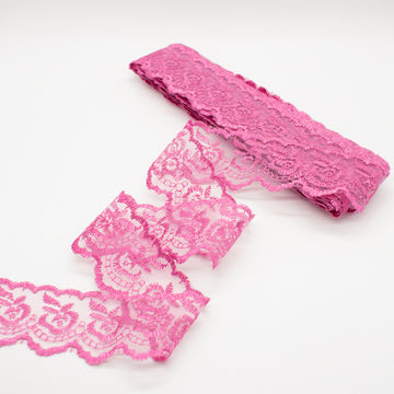 Embroidered Organza Lace Trim-4cm