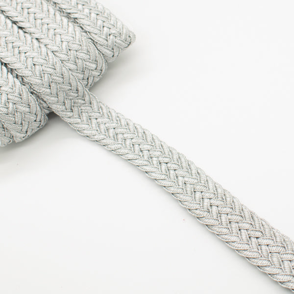 Silver Plaited Braid Trim