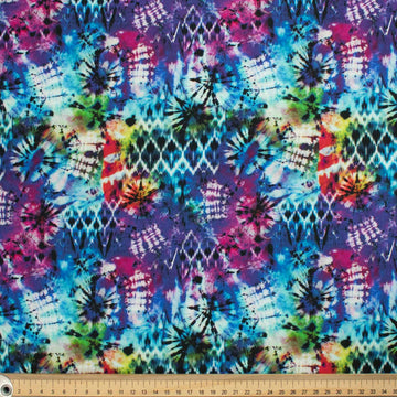 Abstract & Novelty Collection Multi Colour Tie dyed Cotton Prints