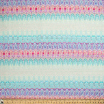 Classic Check & Stripe Collection Sky Blue & Pink Stripes Cotton Prints