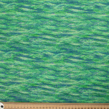 Abstract & Novelty Collection Blue & Green Grass Look Cotton Prints