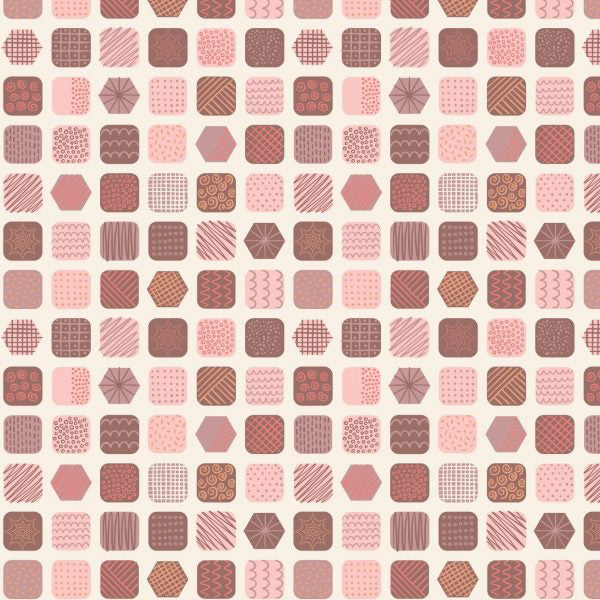 Lewis & Irene The Old Chocolate Shop Chocolate Box On Cream Cotton Prints