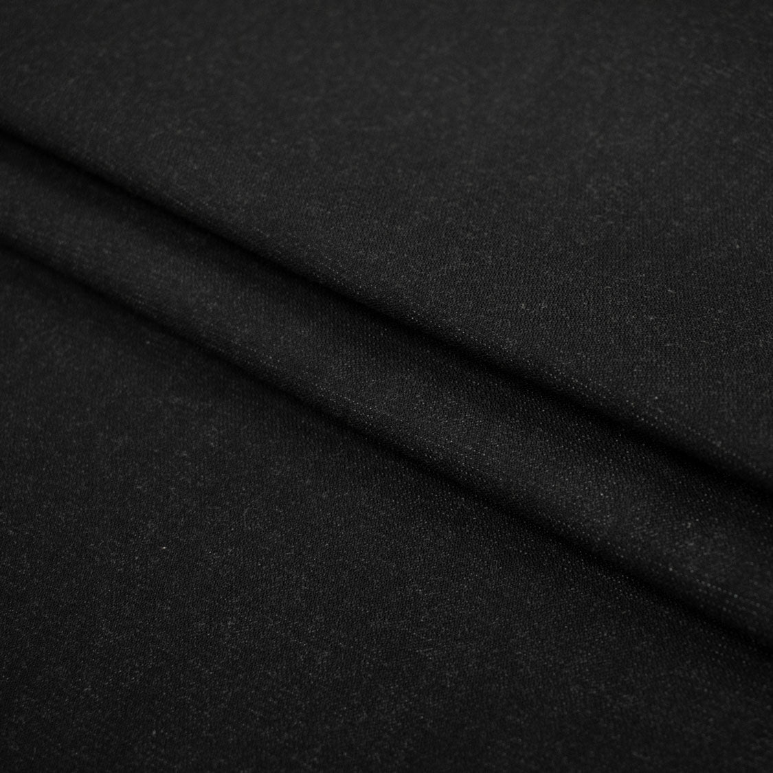 Cotton Denim Light to Medium Weight Slight Stretch Colour-Black