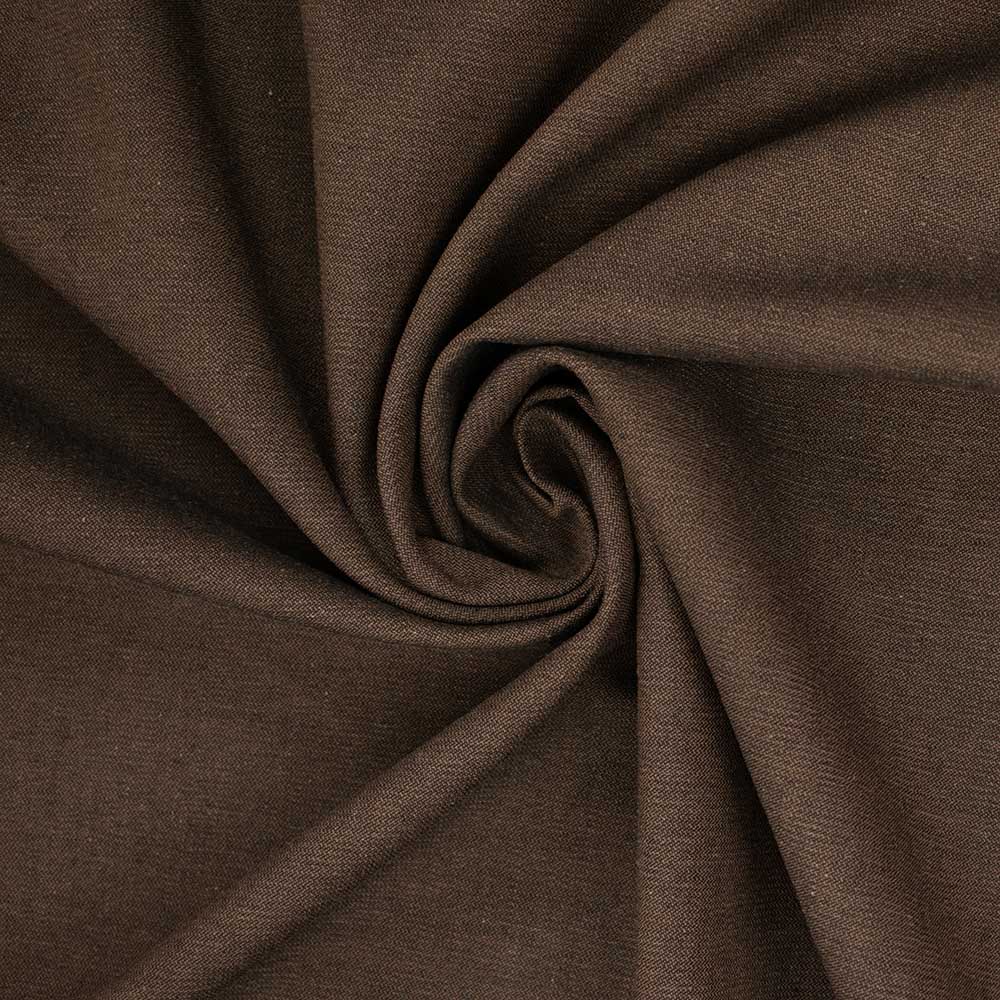 Cotton Denim Light to Medium Weight Slight Stretch Colour-Chocolate