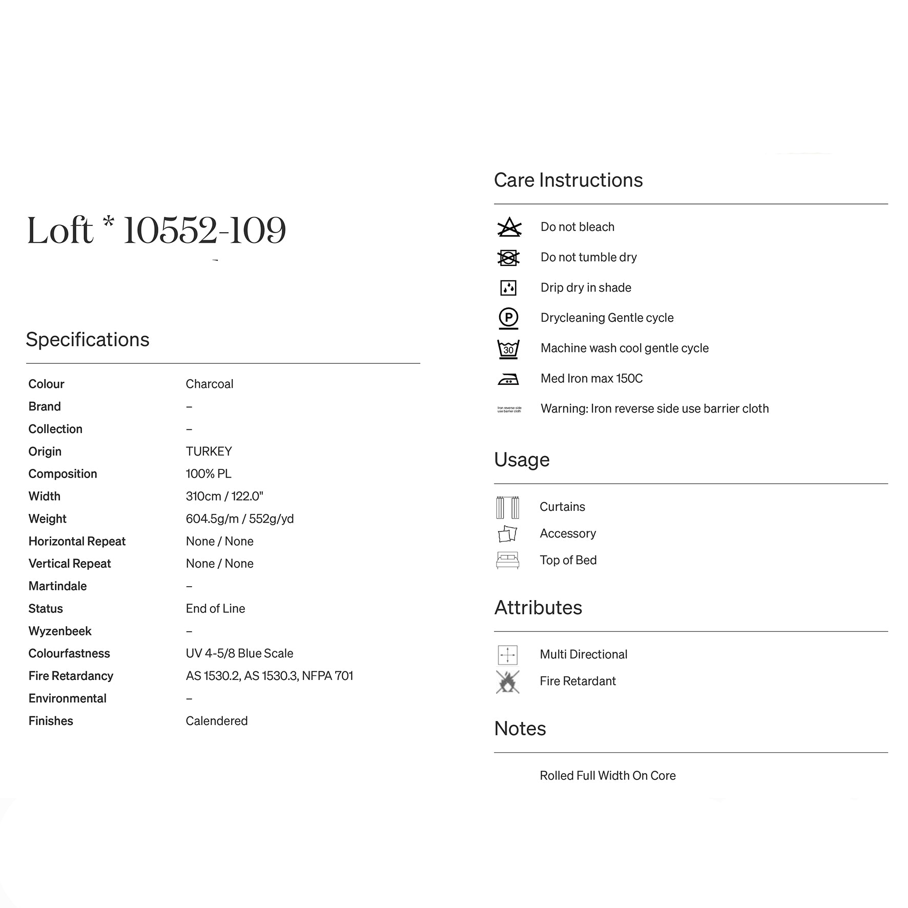 Loft by Zepel Curtain Drapery/Upholstery Fabric