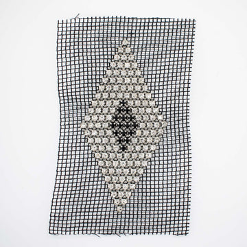 Diamante Rhombus Sew-on Motif Design-MOT-AA02