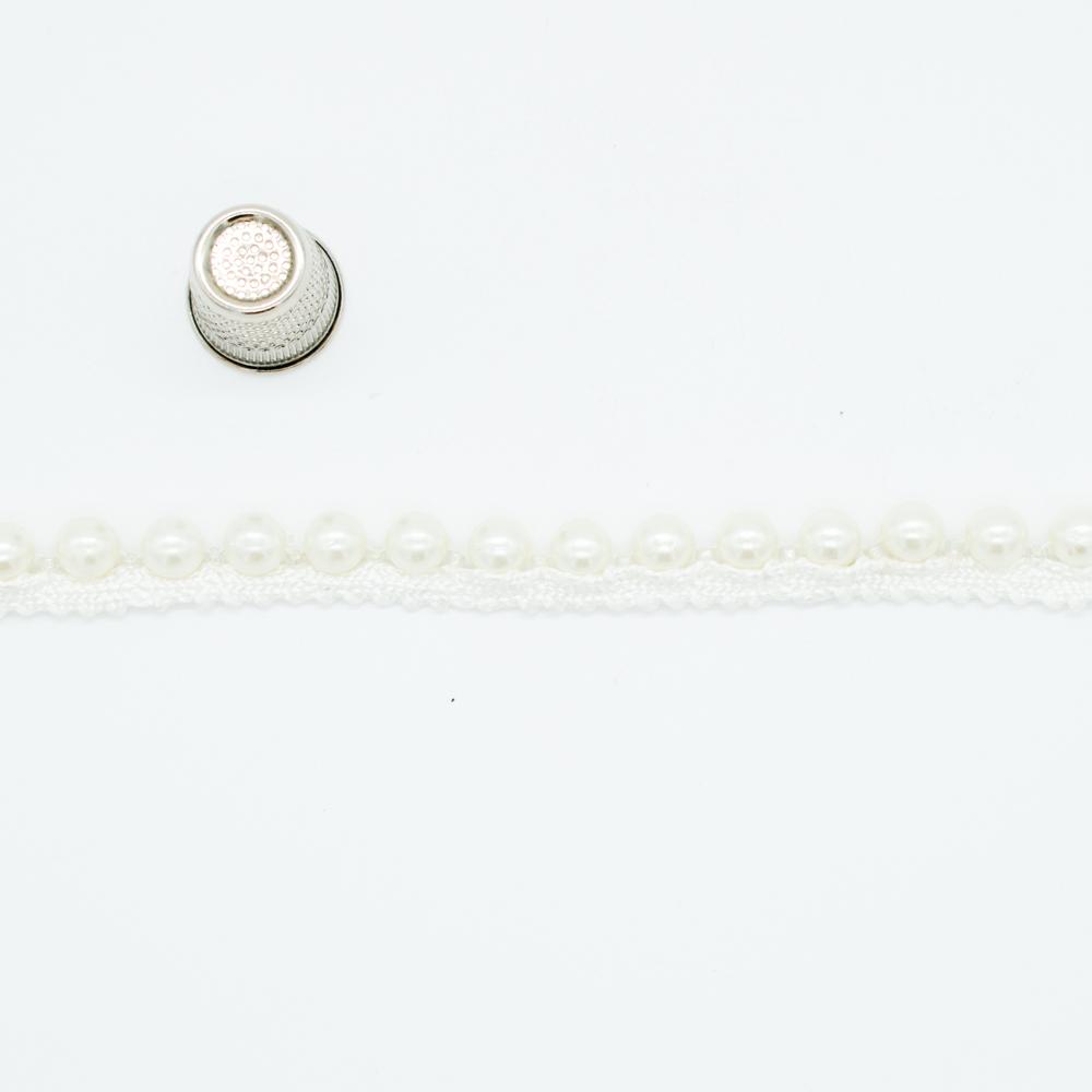 Pearl Bead Lace Ribbon