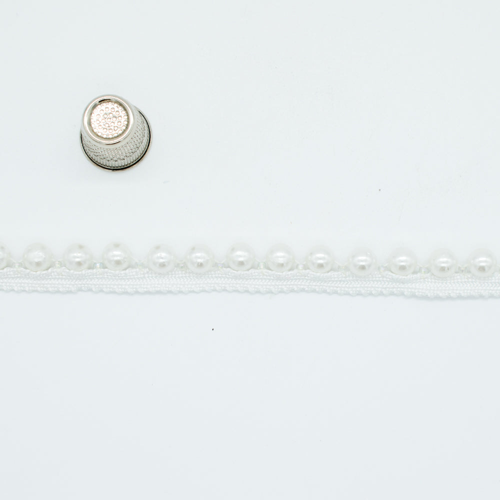 Pearl Bead Lace Ribbon