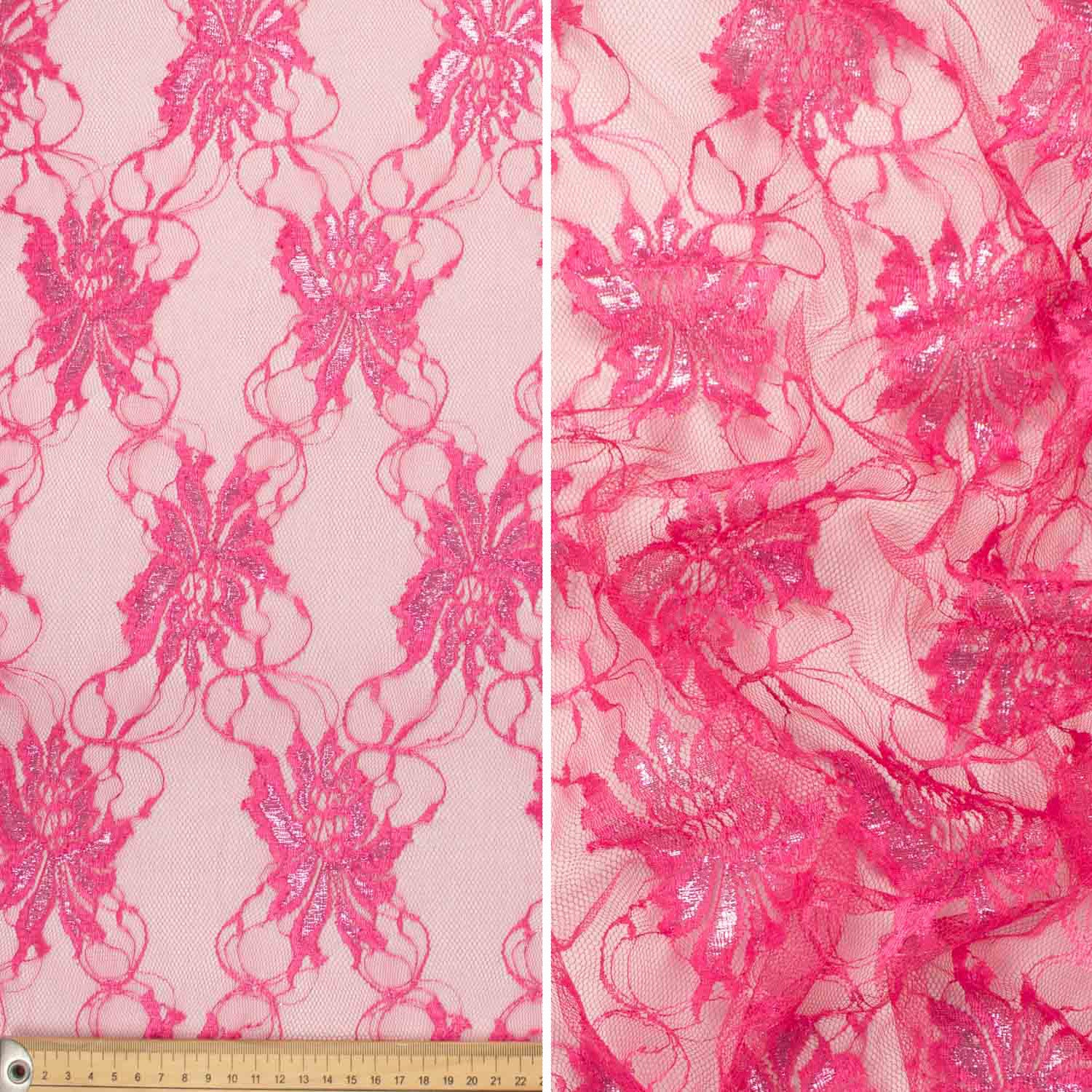 Raschel Metallic Lace