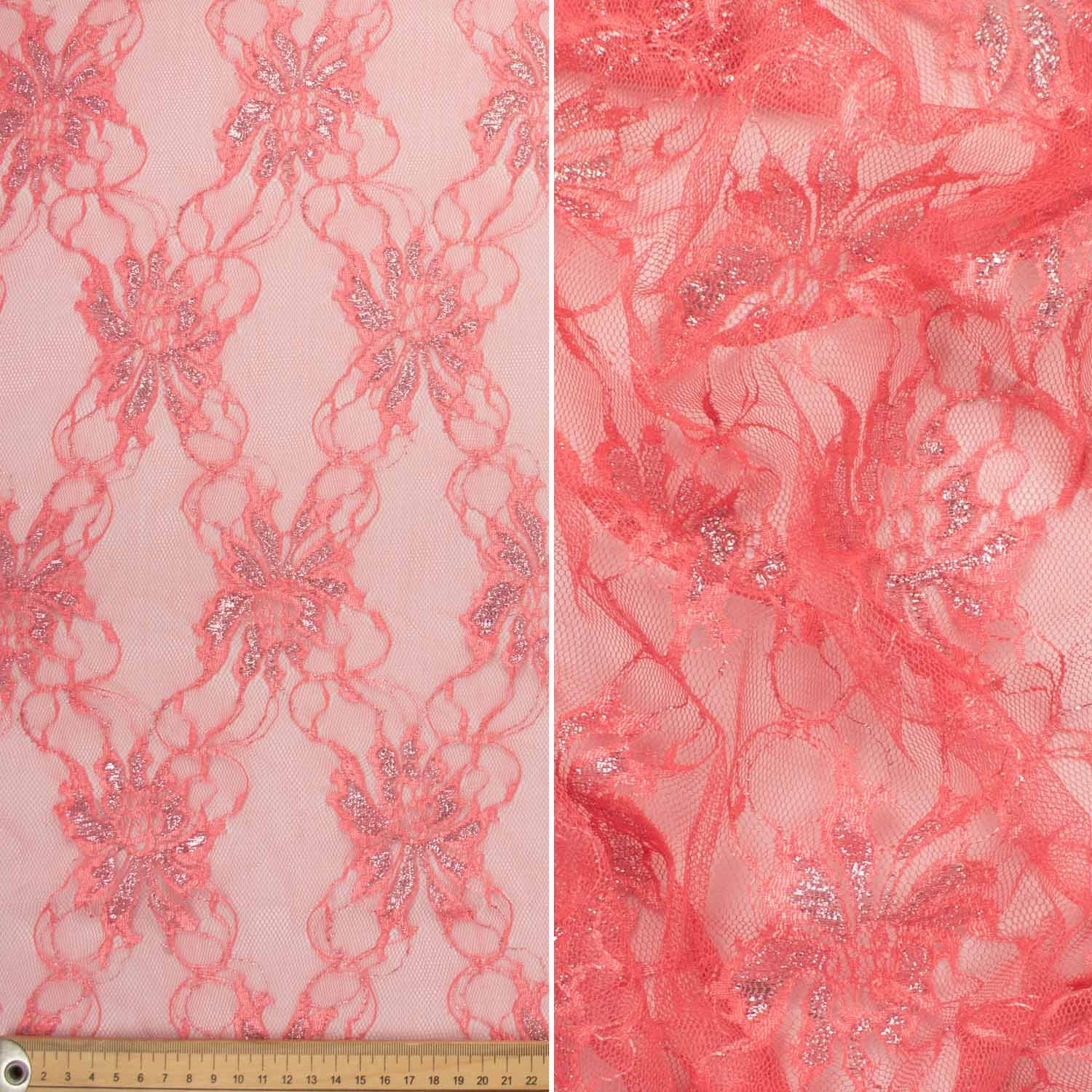 Raschel Metallic Lace