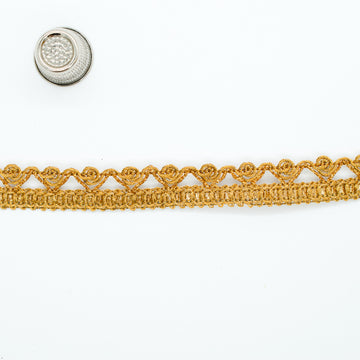 Metallic Braid Wavy Trim 12mm