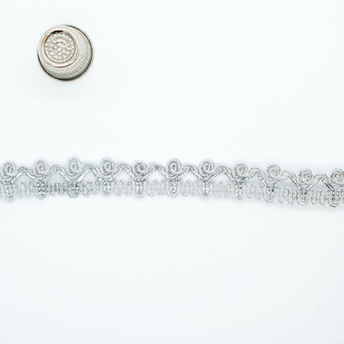 Metallic Braid Wavy Trim 12mm