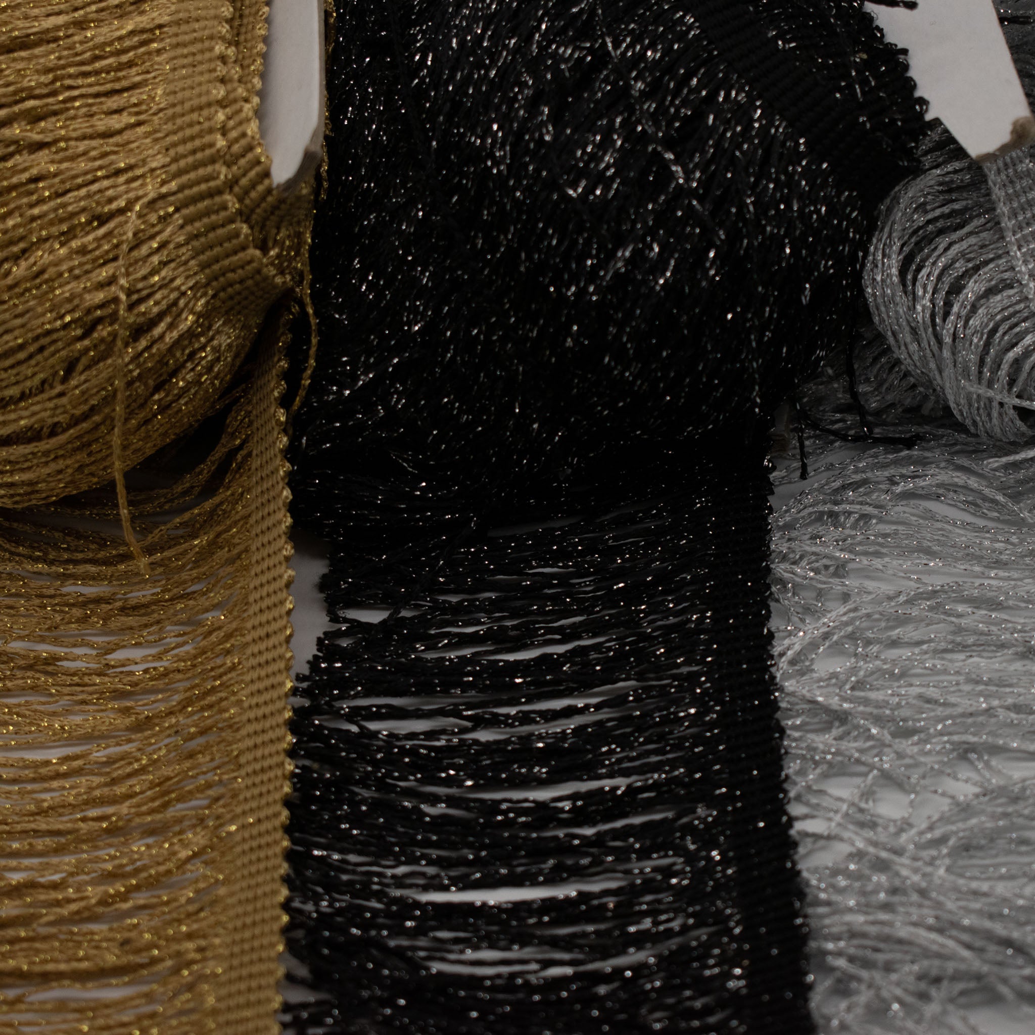 7cm Metallic Cut Fringing