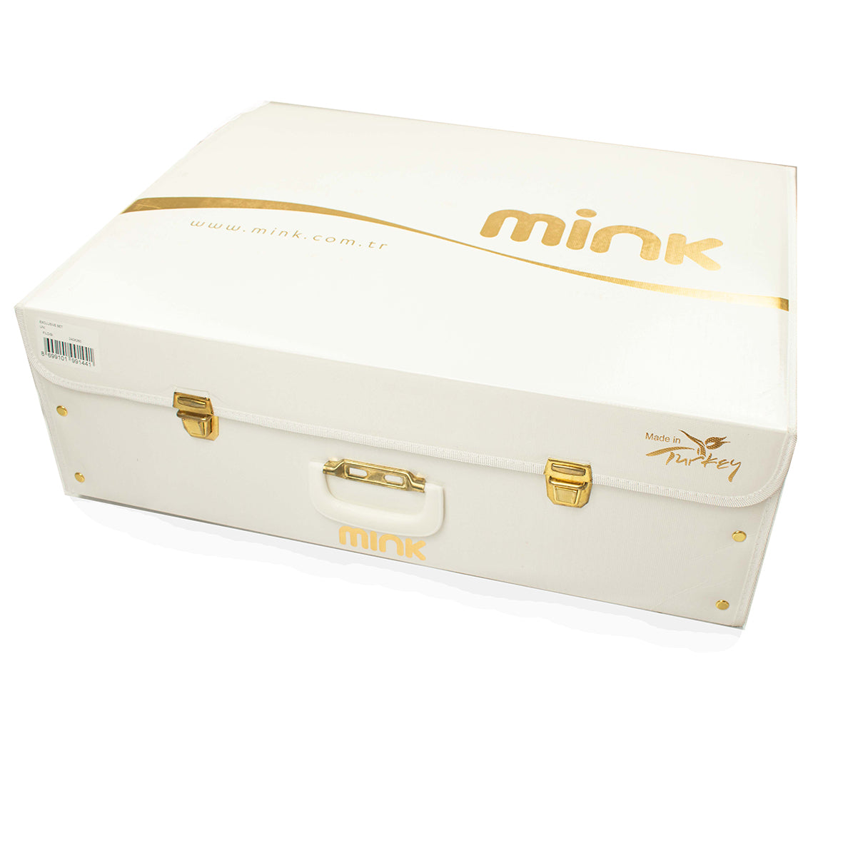 Luxury Embroidered Lace Mink Blanket Cover