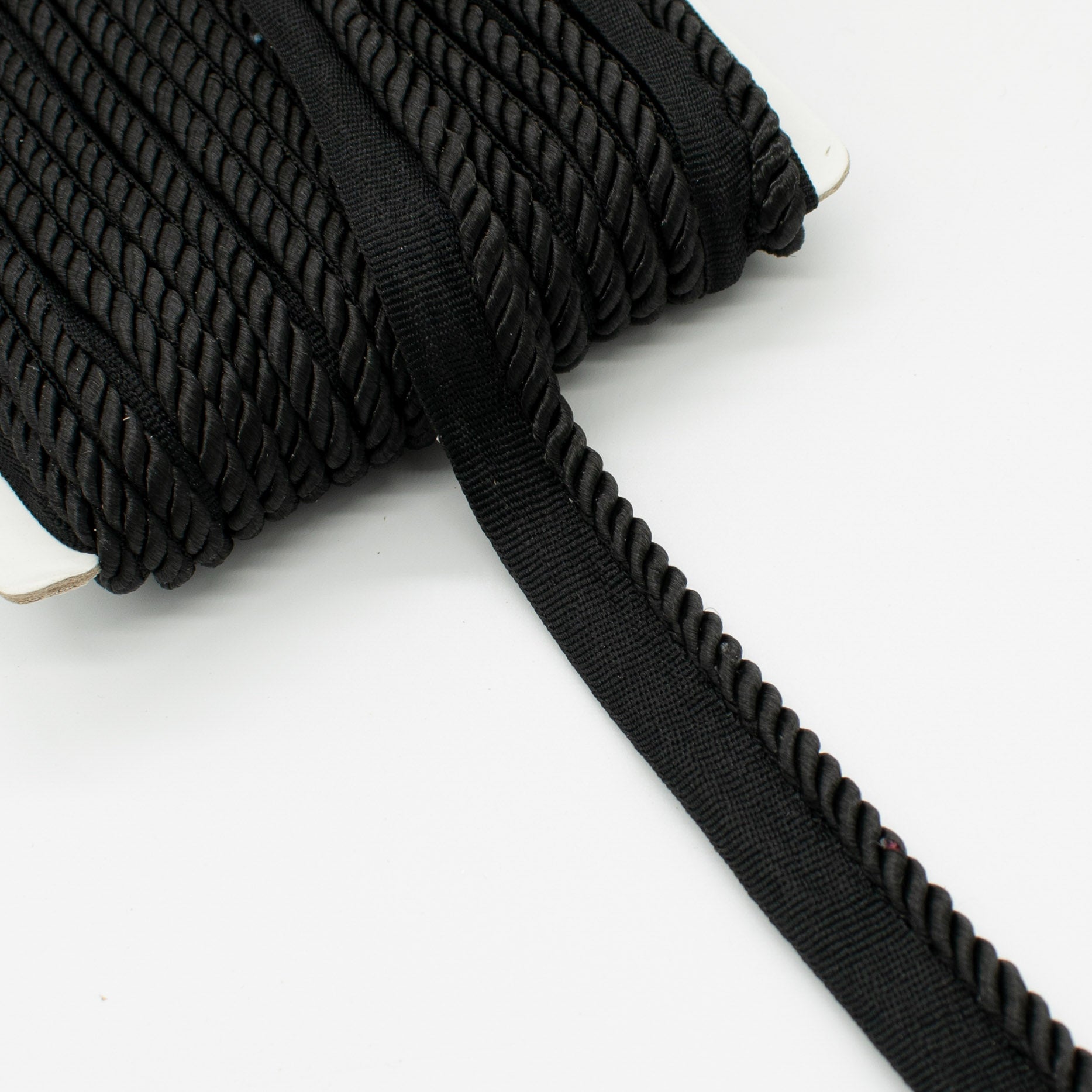 Black Lip Cord Trim