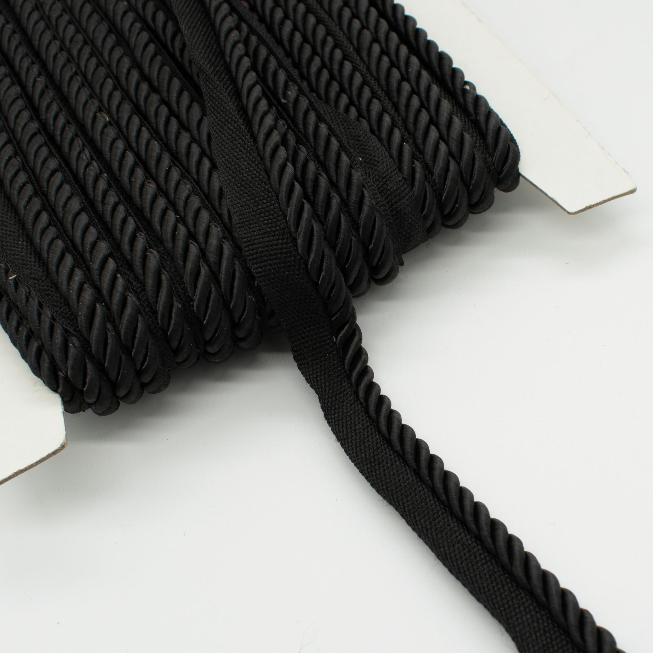 Black Lip Cord Trim
