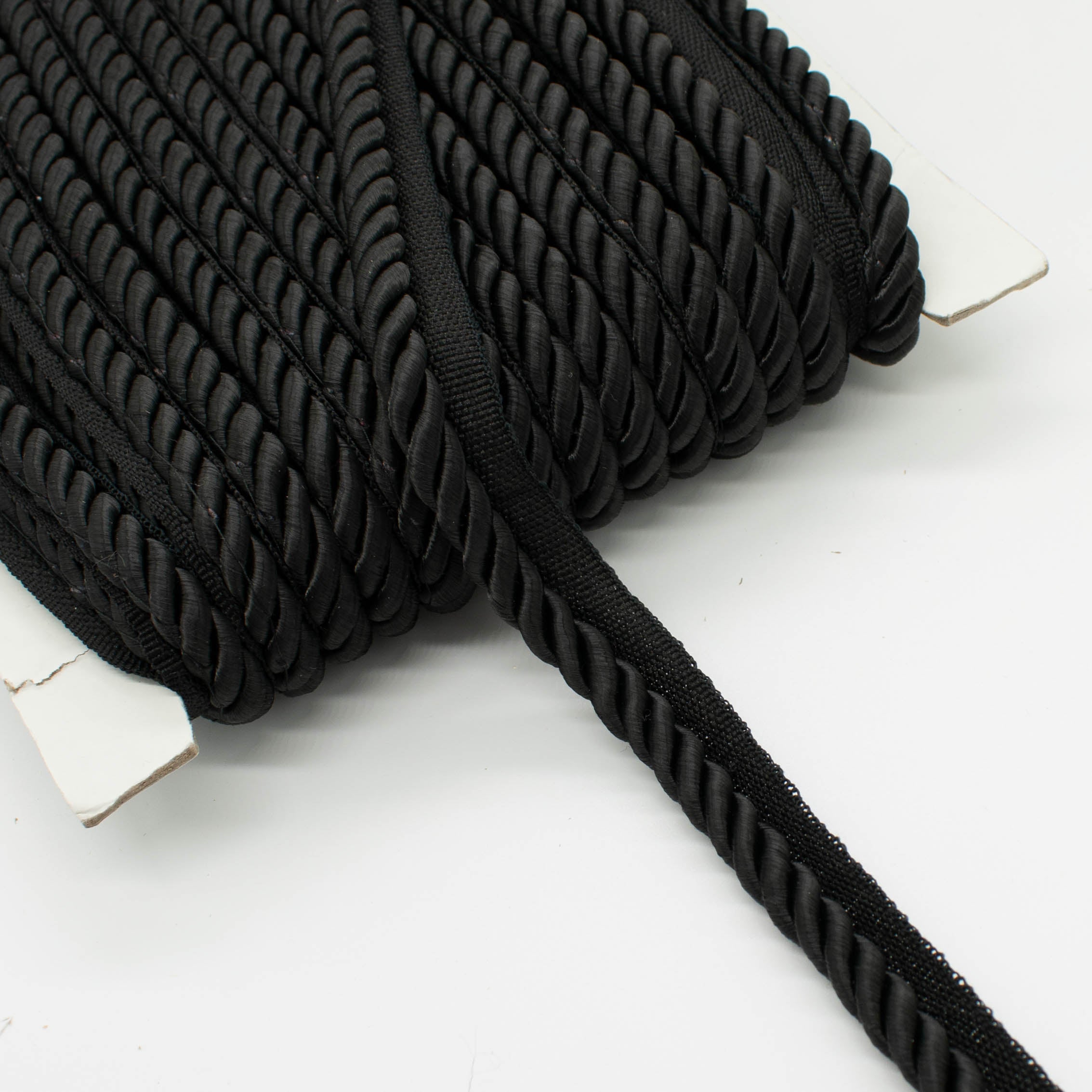 Black Lip Cord Trim