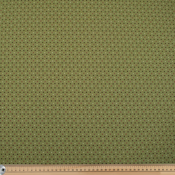 Tea Multi Mini Dots Cotton Canvas Print