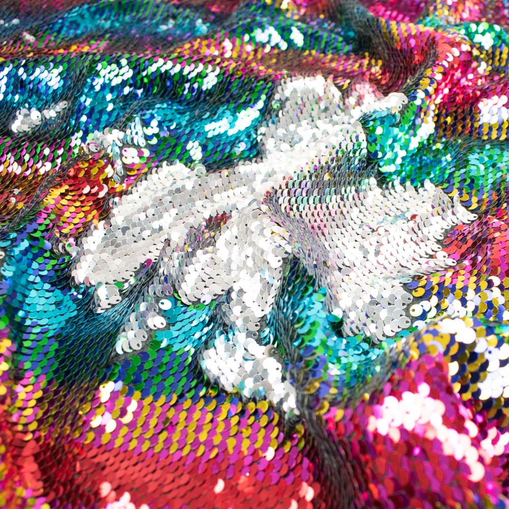 Multicoloured Two Tone Sequin