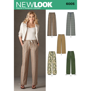 Misses' Pants - New Look Sewing Pattern N6005