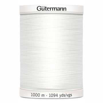Gutermann Sew-All Polyester Sewing Thread 1000M Black & White