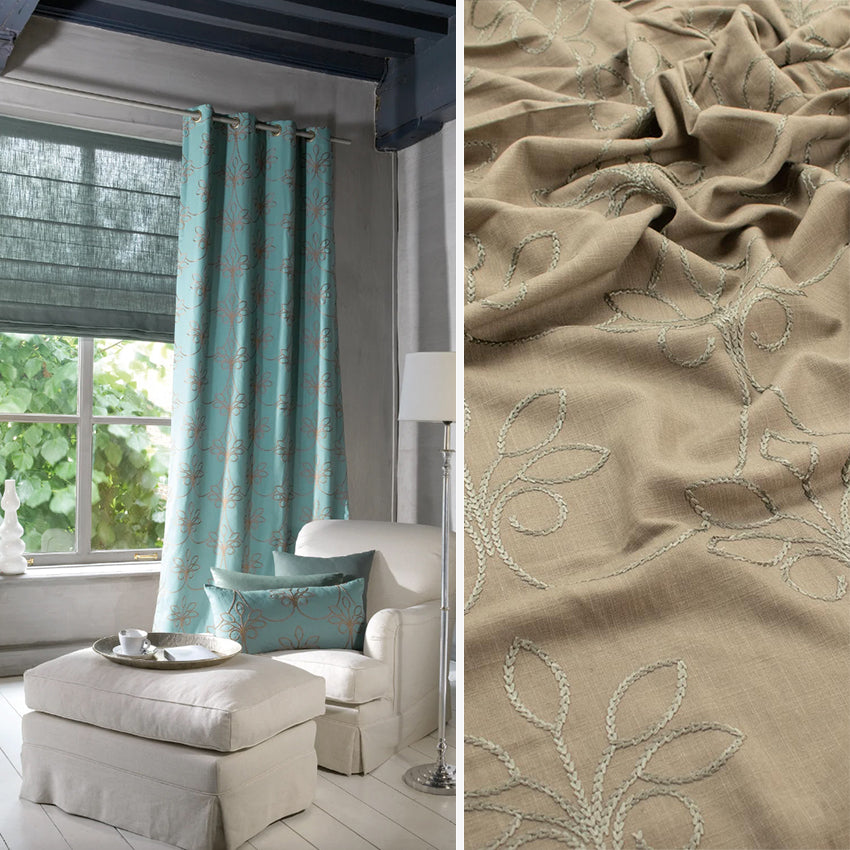 Needlepoint by Zepel Curtain Drapery Fabric