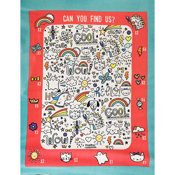 Printed Polar Fleece by Panel