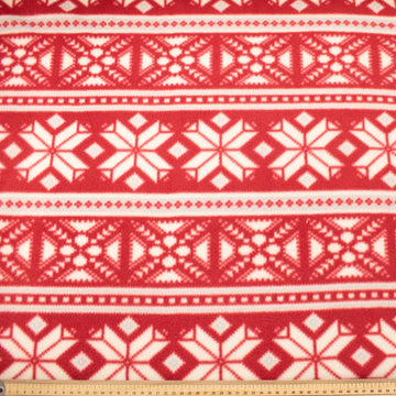 Christmas Geometric Print Printed Polar Fleece Design 118
