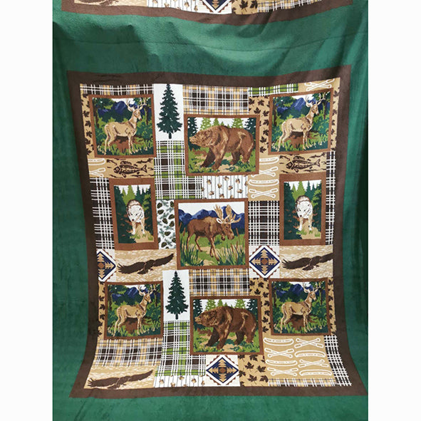 Printed Polar Fleece by Panel