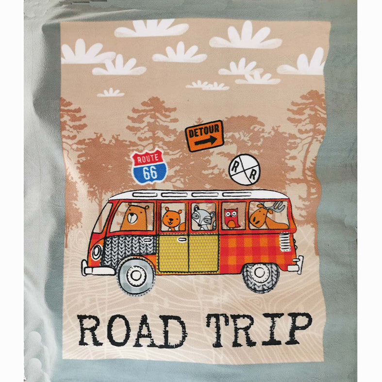 Printed Polar Fleece by Panel