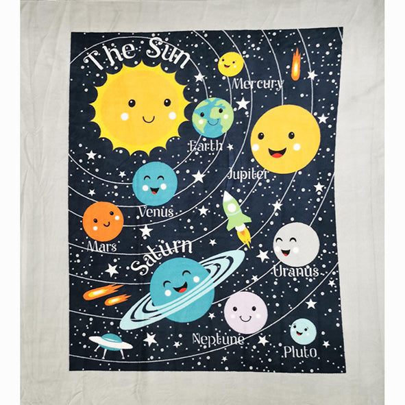 Printed Polar Fleece by Panel