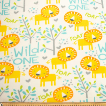 Cute Lions Printed Polar Fleece Design 26