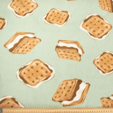 Ice Cream Sandwiches Printed Polar Fleece Design 27