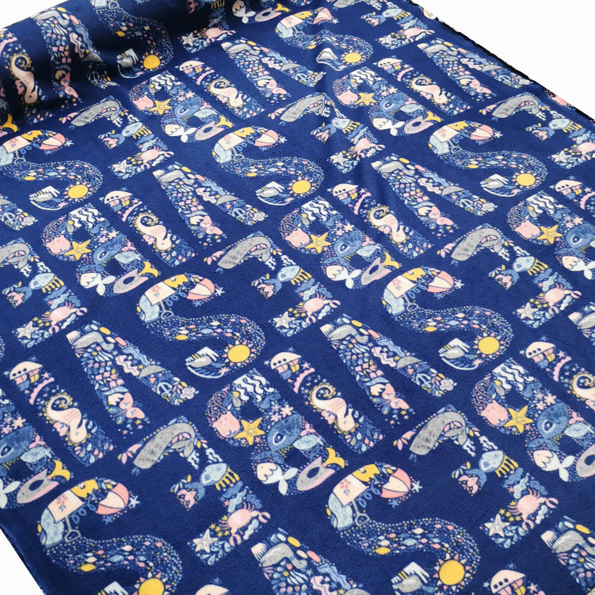 Sea Creatures Printed Polar Fleece Design 45 – Homecraft Textiles