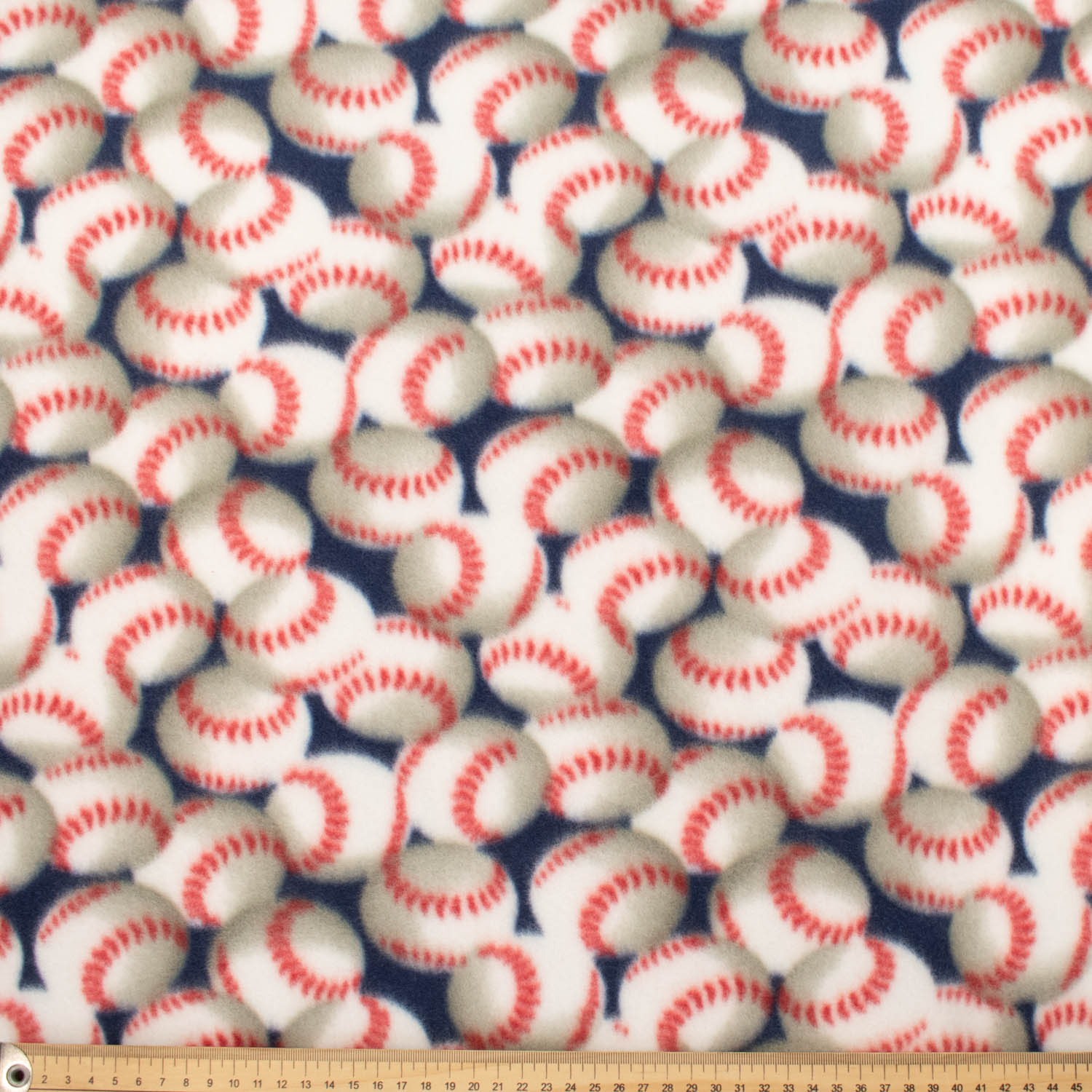 Baseball Printed Polar Fleece Design 63