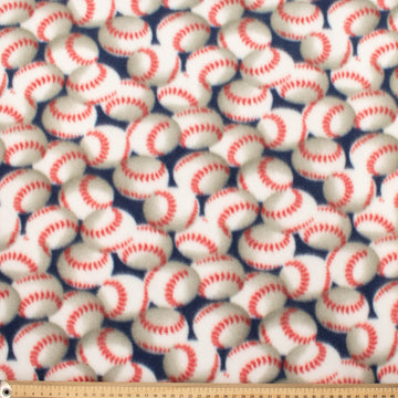 Baseball Printed Polar Fleece Design 63