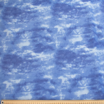 Tie Dye Blue Printed Polar Fleece Design 70