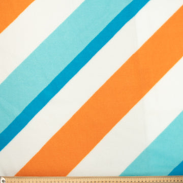 Summer Stripe Printed Polar Fleece Design 74