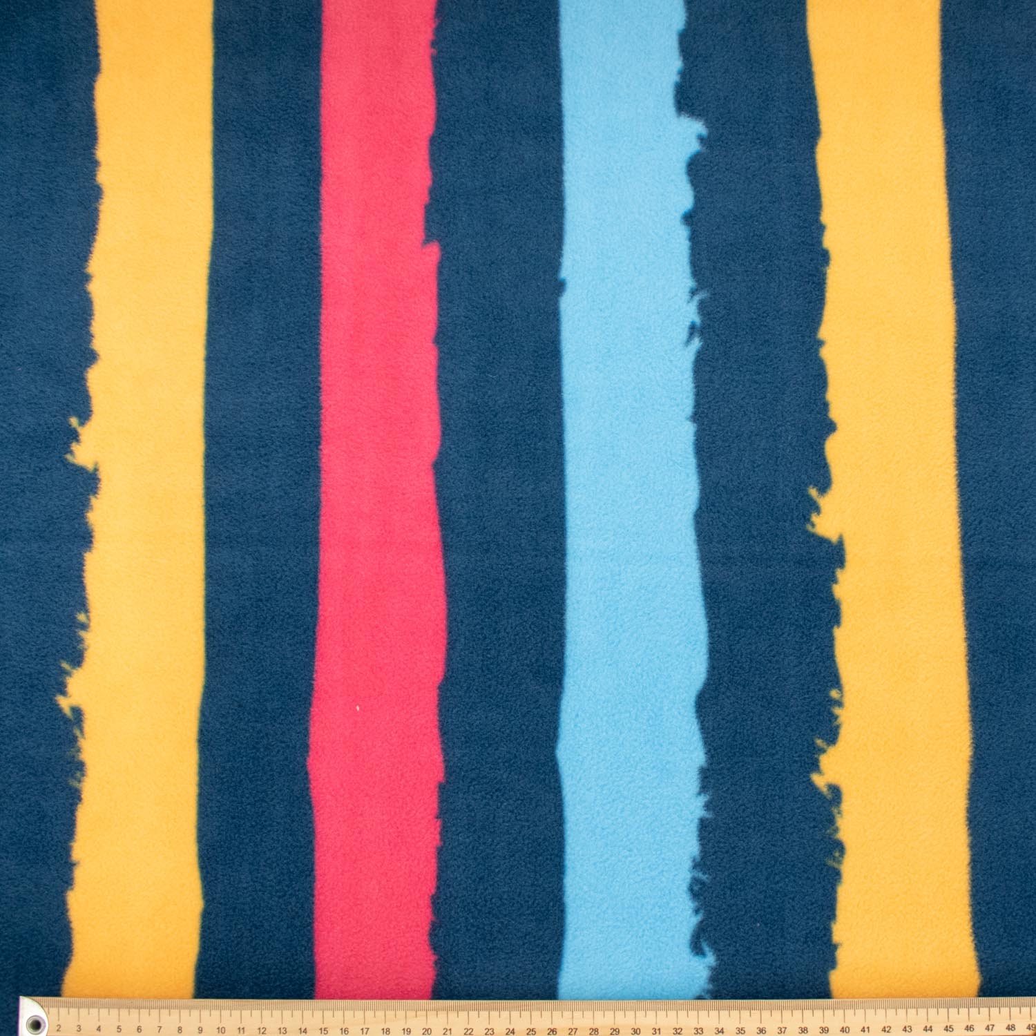 Rainbow Stripe Printed Polar Fleece Design 76