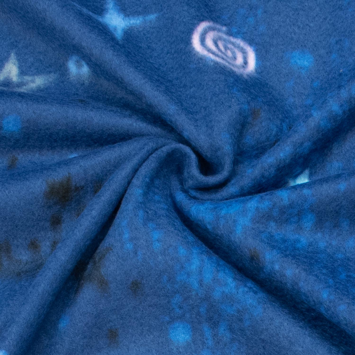 Blue Night Sky Printed Polar Fleece Design 85