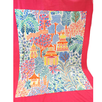 Colourful Abstract Print Printed Polar Fleece Design 88 - 1.85M Panel