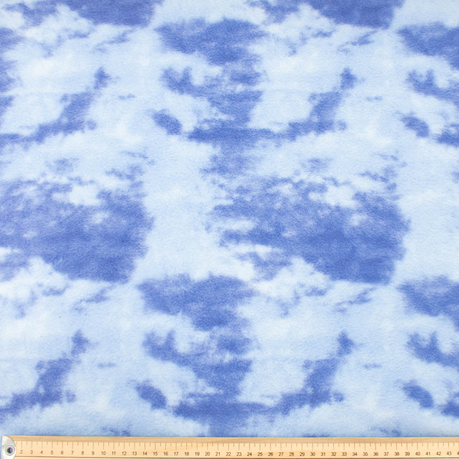 Tie Dye Light Blue Printed Polar Fleece Design 9