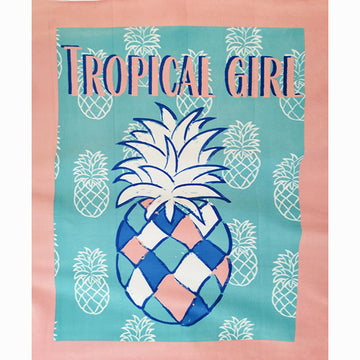 Funky Pineapples Printed Polar Fleece Design 93 - 1.33M Panel