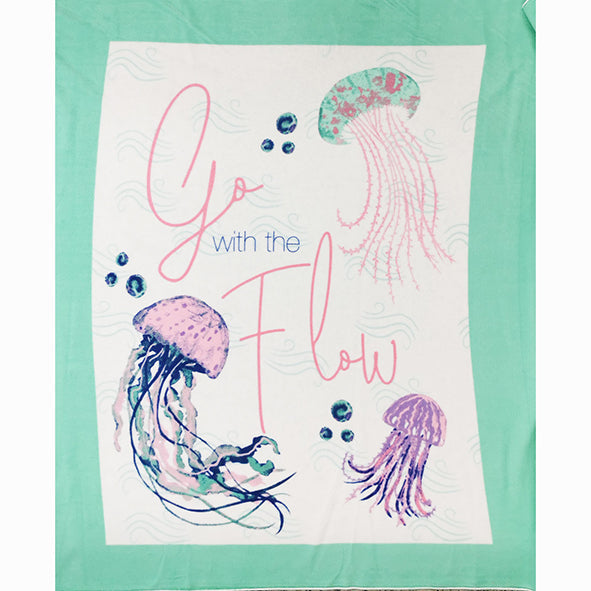 Printed Polar Fleece by Panel