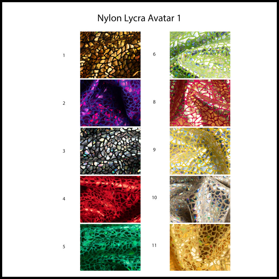 Avatar Holographic Nylon Lycra