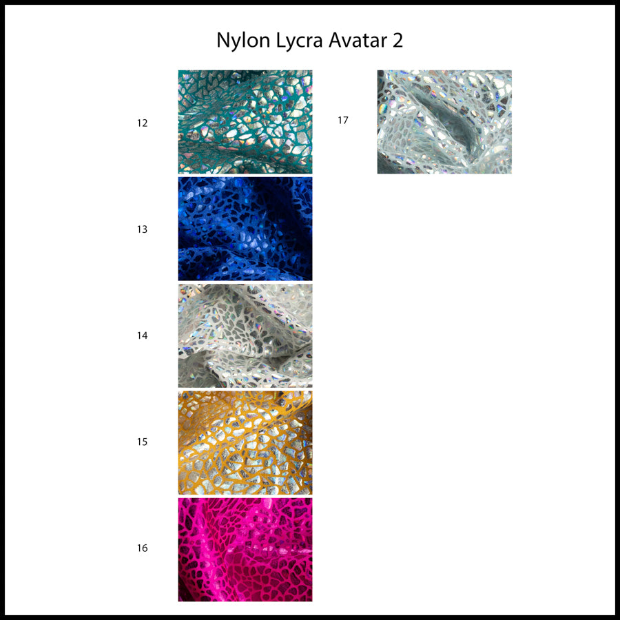 Avatar Holographic Nylon Lycra