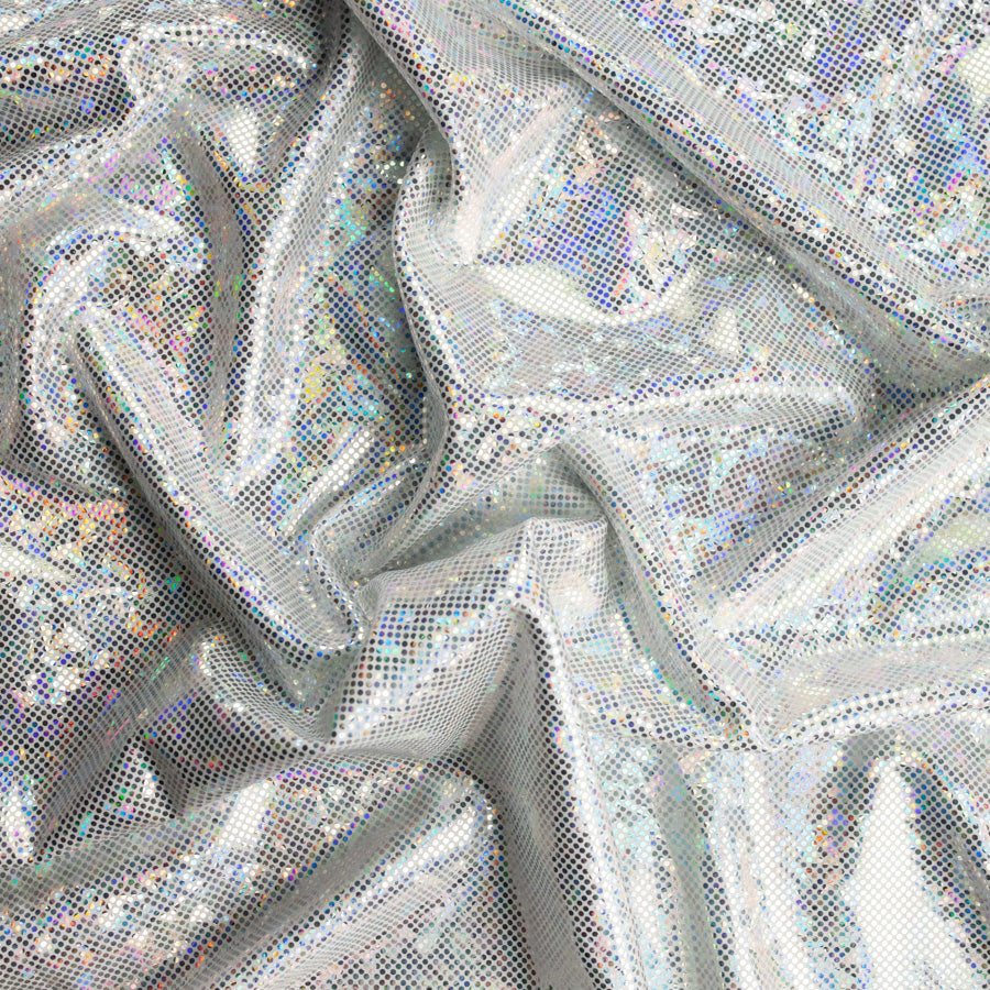 Shattered Glass Holographic Nylon Lycra